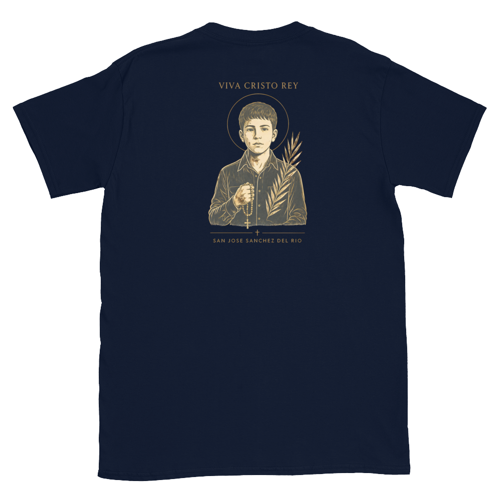 San José Sánchez del Río Tee — back · Navy
