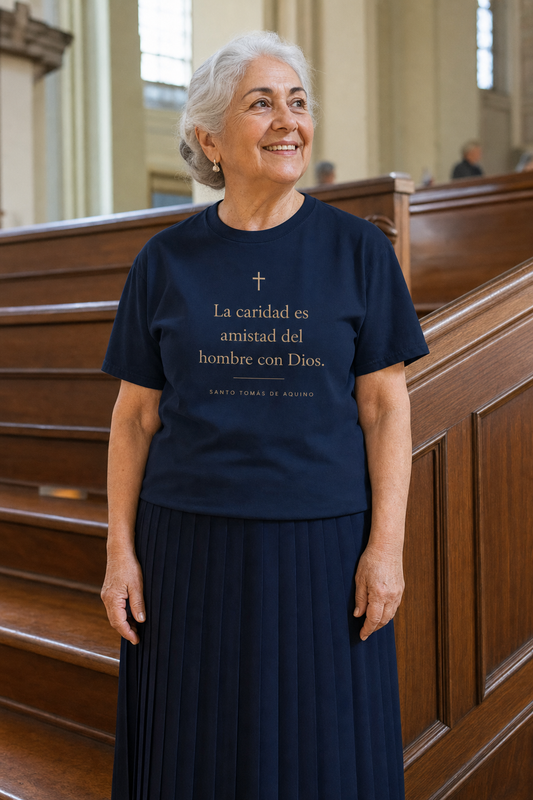 santo-tomas-caridad-t-shirt lifestyle · Navy · bnr-card:womens-clothing
