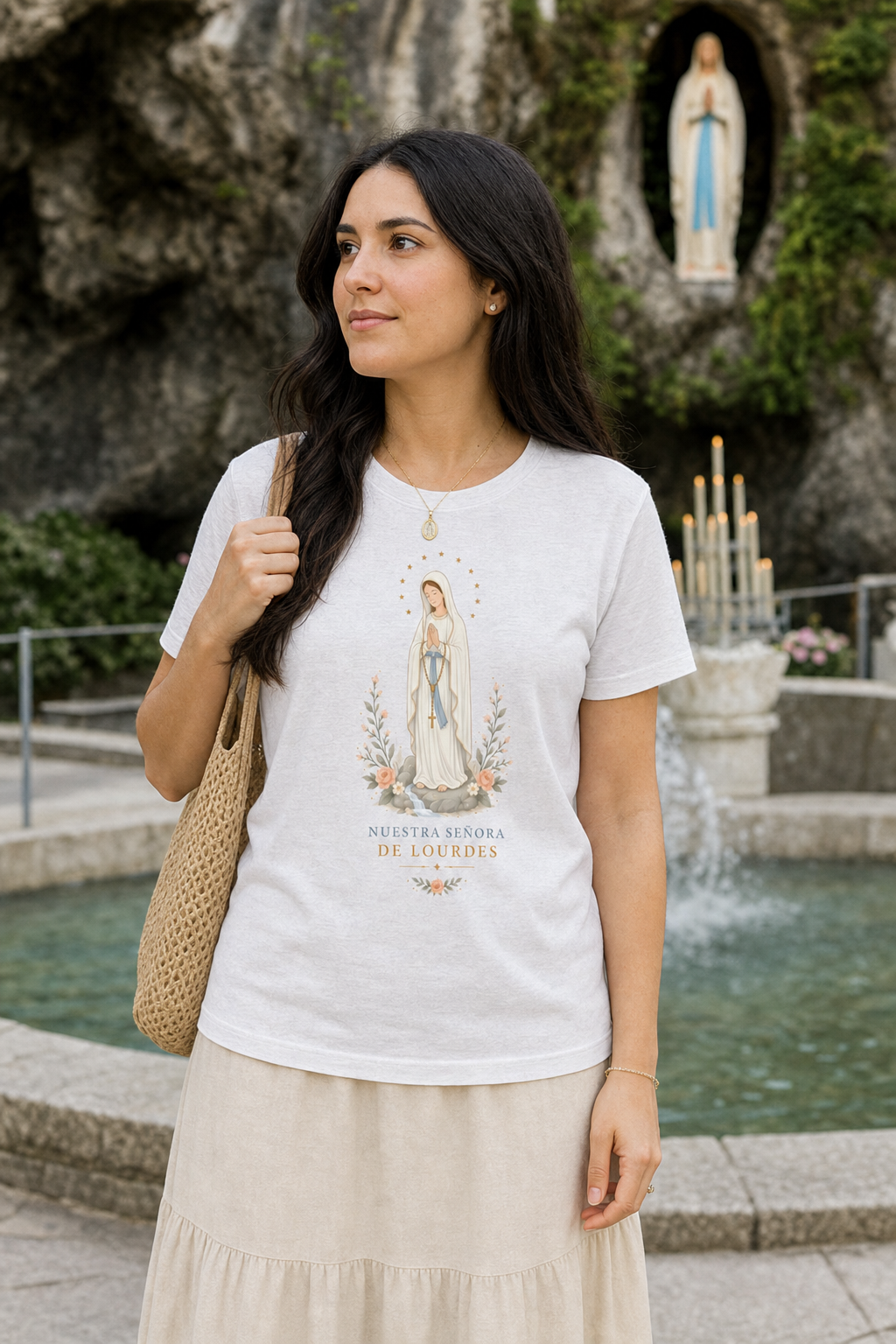 Señora de Lourdes Tee