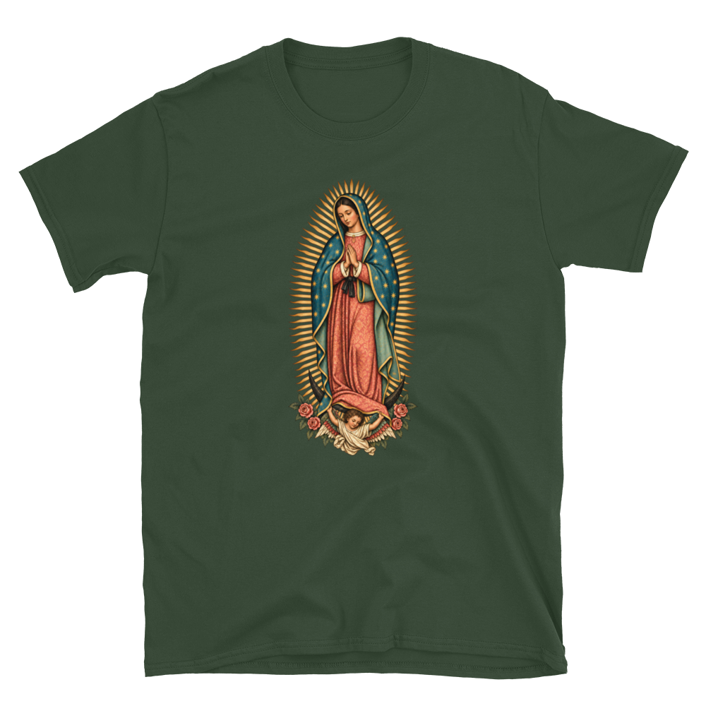 Softstyle Printful Flat · Forest Green