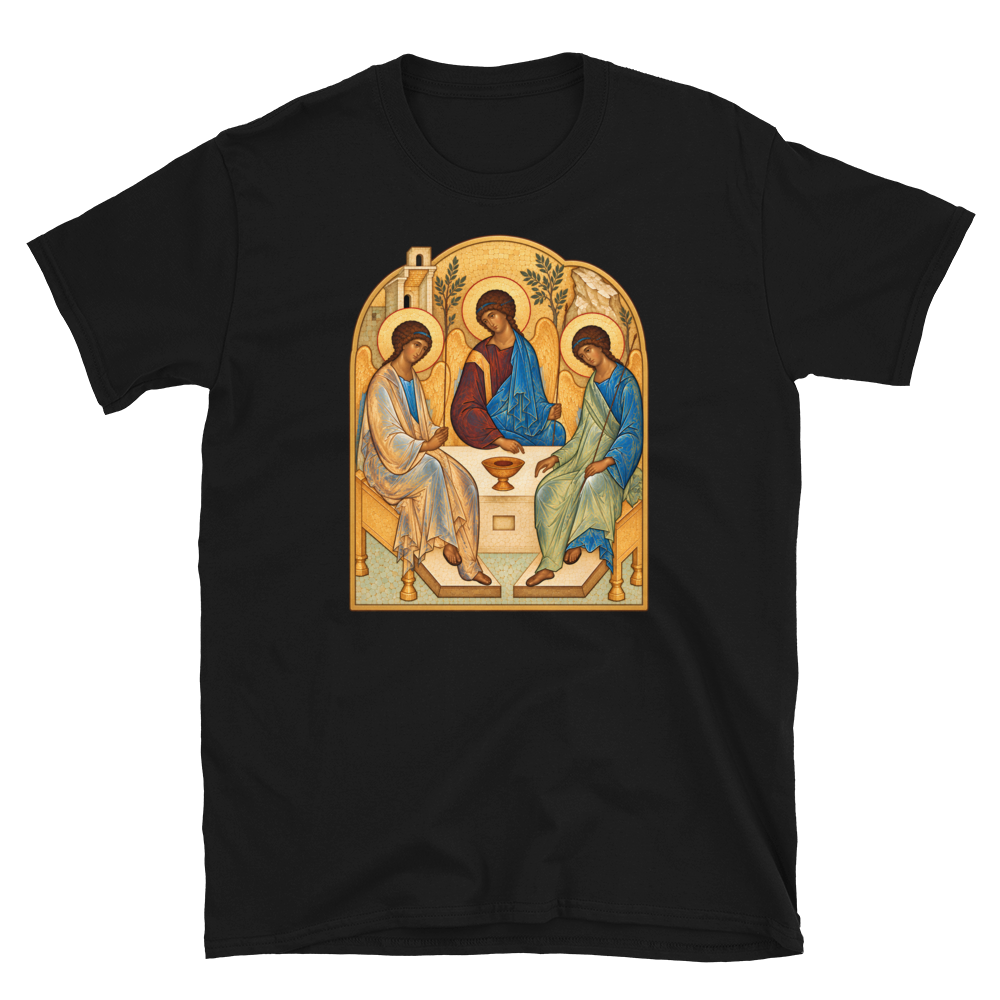 the-holy-trinity-tee Softstyle Flat · Black