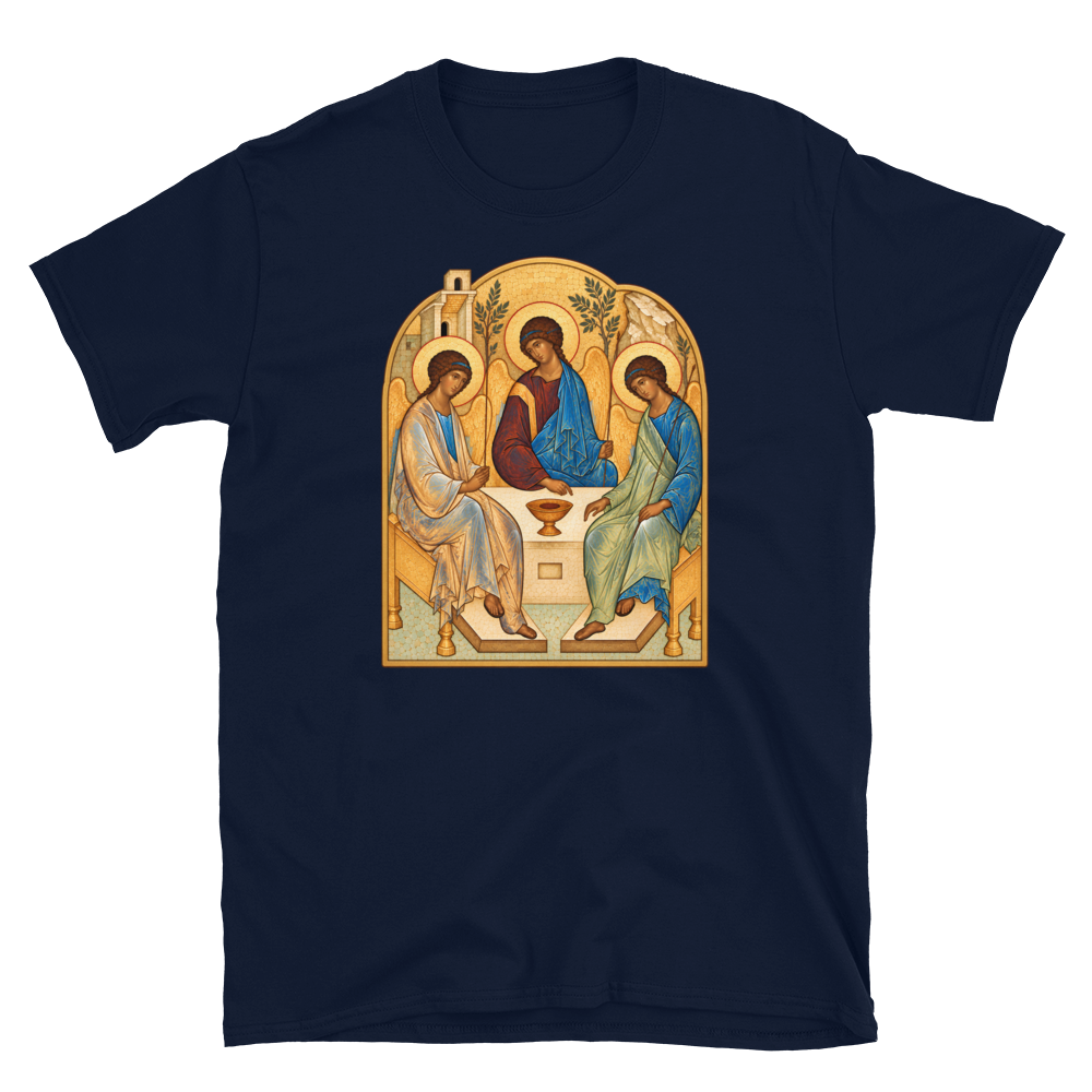the-holy-trinity-tee Softstyle Flat · Navy