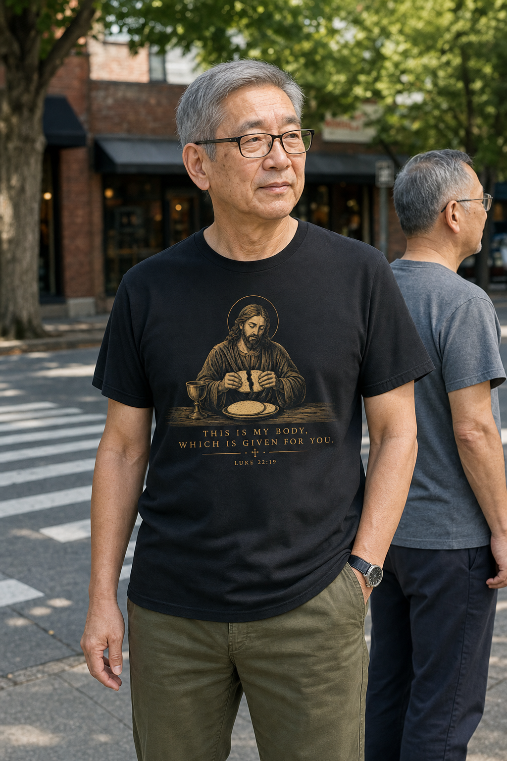 this-is-my-body-t-shirt lifestyle · Black