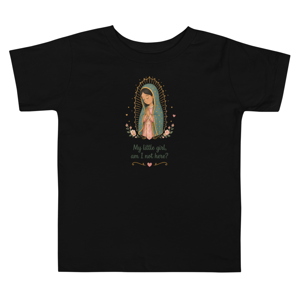 My Little Girl Guadalupe Toddler — Printful flat · Black