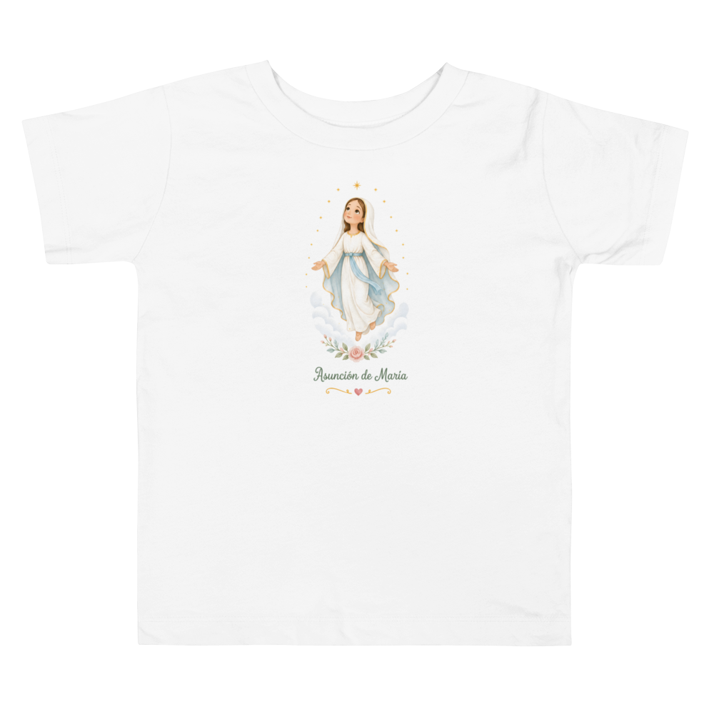 Asunción de María Toddler — Printful flat · White