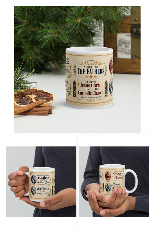 Voices of the Fathers — front, left, and right views
