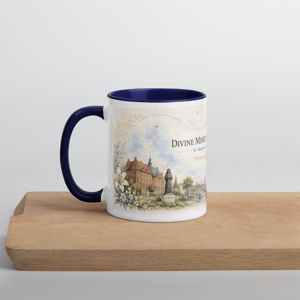 Dark Blue mug — left view