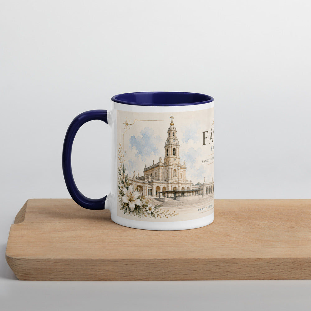 Dark Blue mug — left view