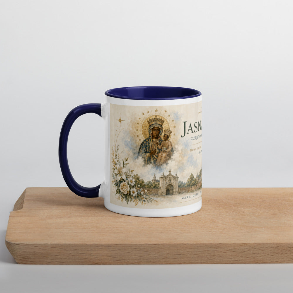Dark Blue mug — left view