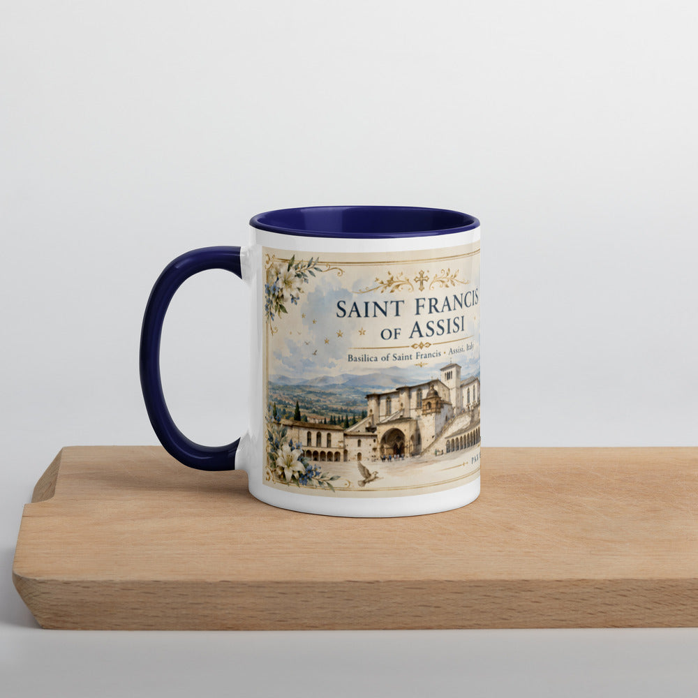 Dark Blue mug — left view
