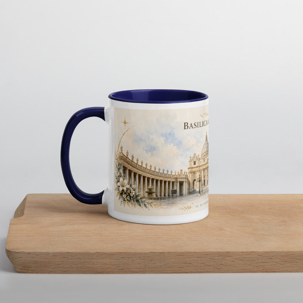 Dark Blue mug — left view