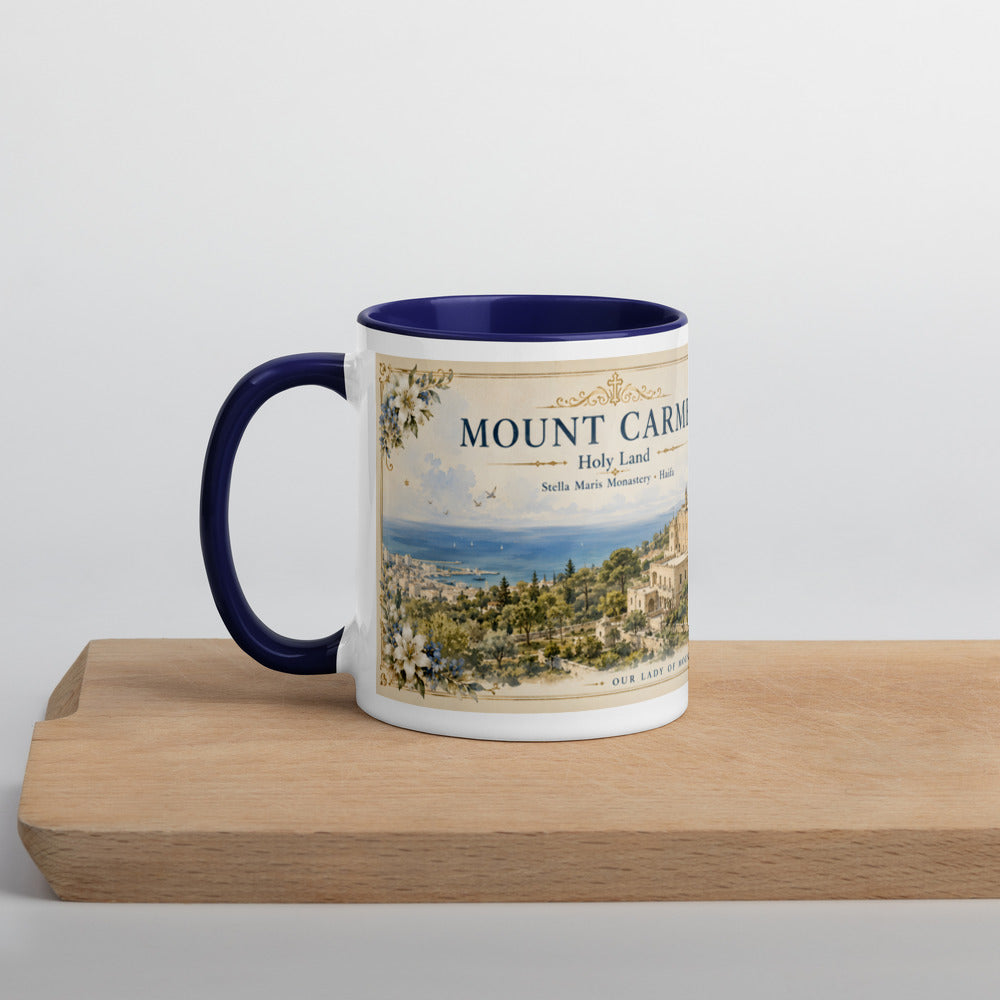 Dark Blue mug — left view