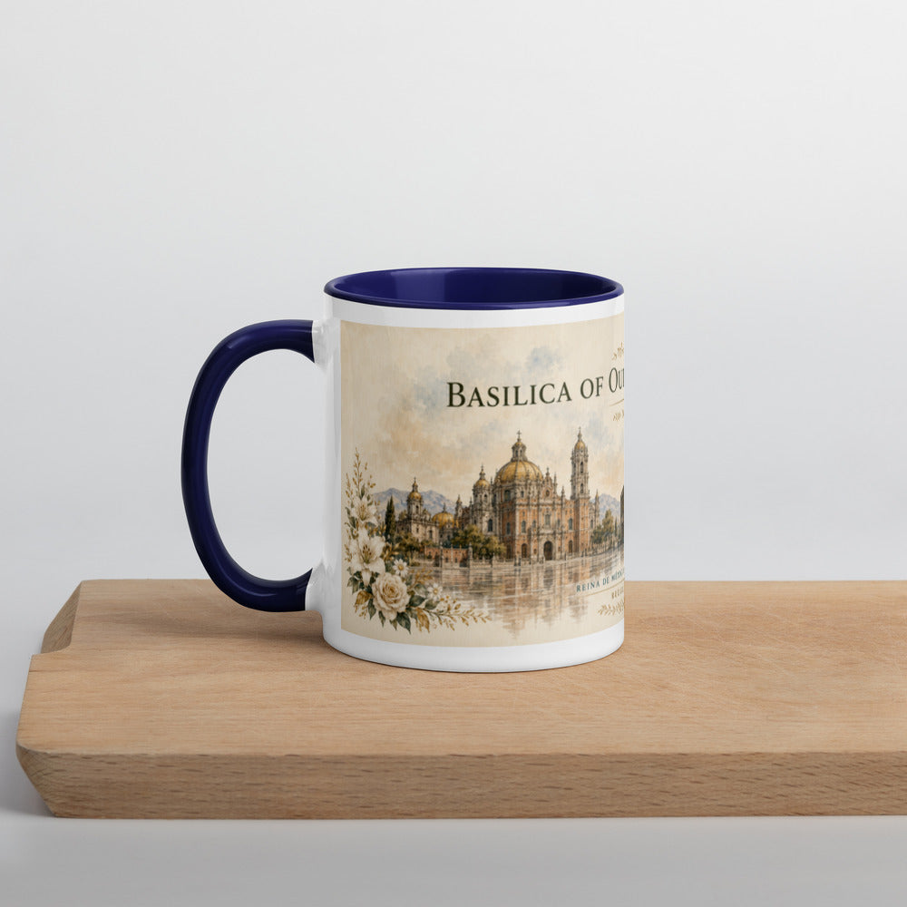 Dark Blue mug — left view
