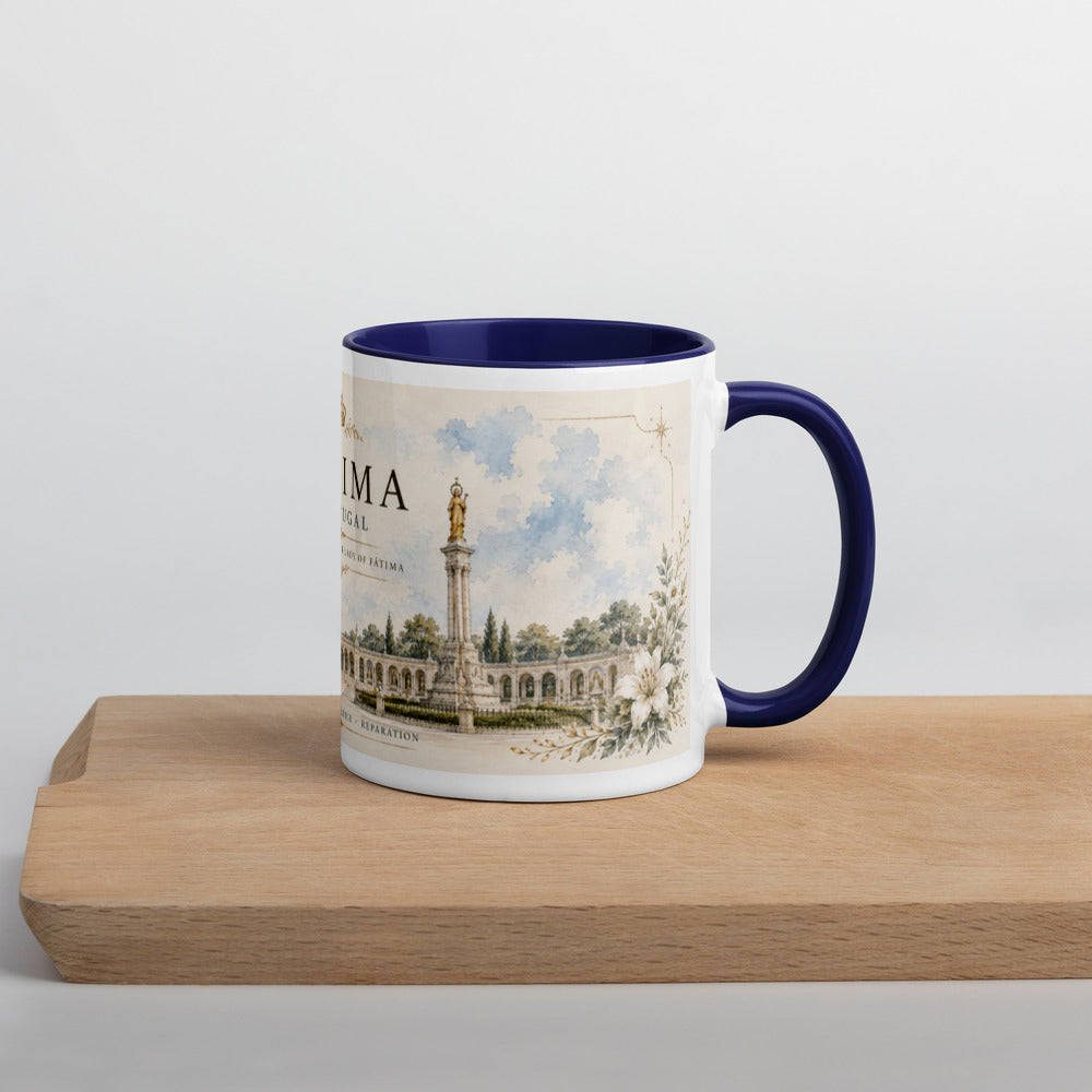 Dark Blue mug — right view