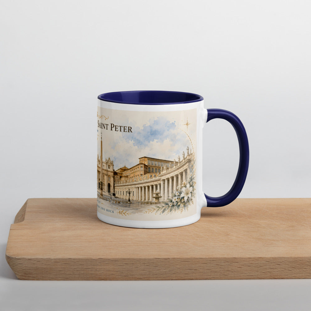 Dark Blue mug — right view