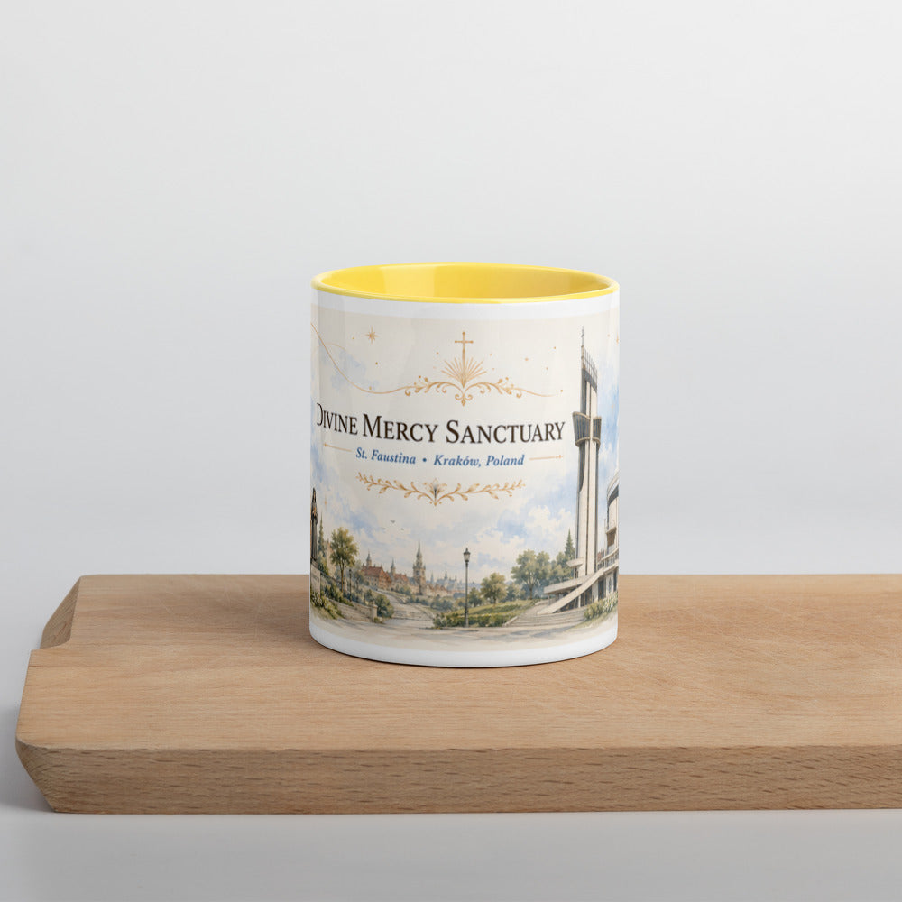 Yellow mug — front view