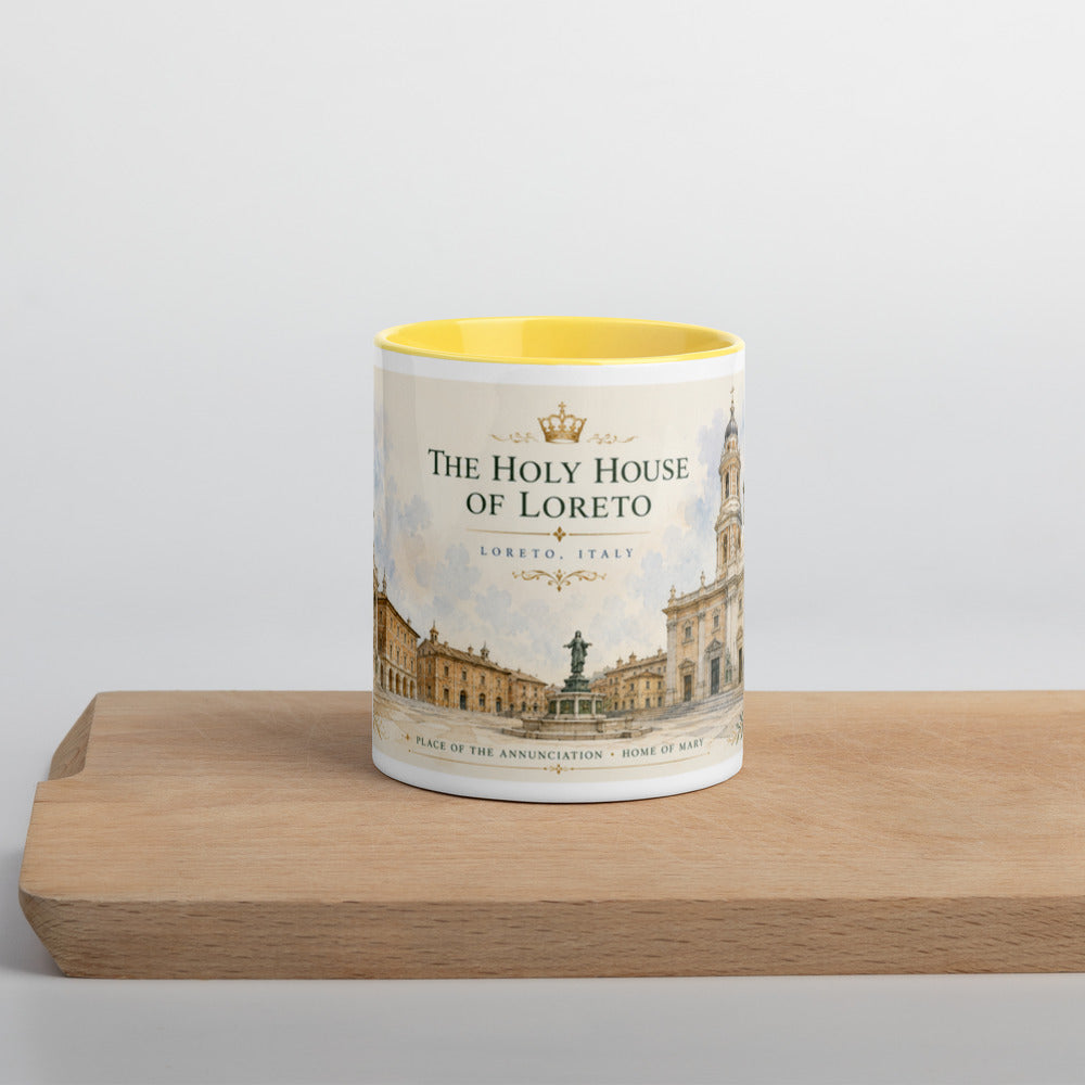 Yellow mug — front view