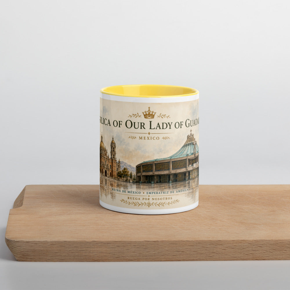 Yellow mug — front view
