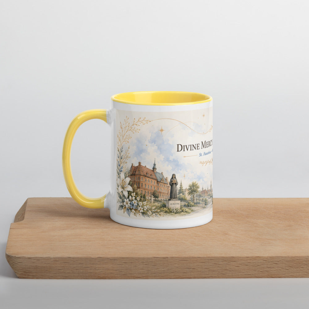 Yellow mug — left view