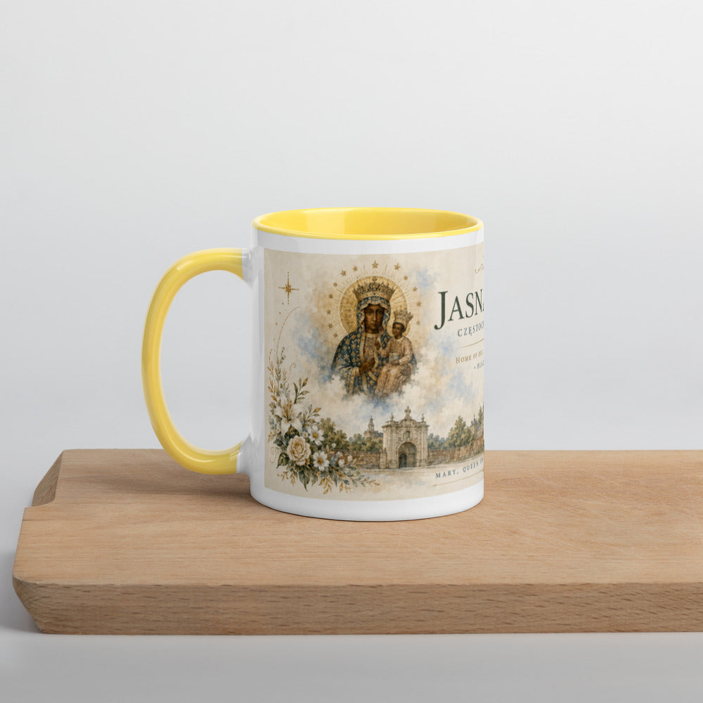 Yellow mug — left view