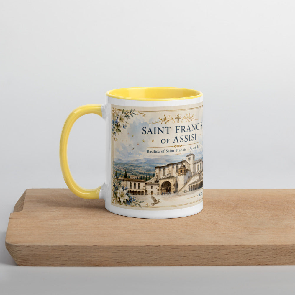 Yellow mug — left view