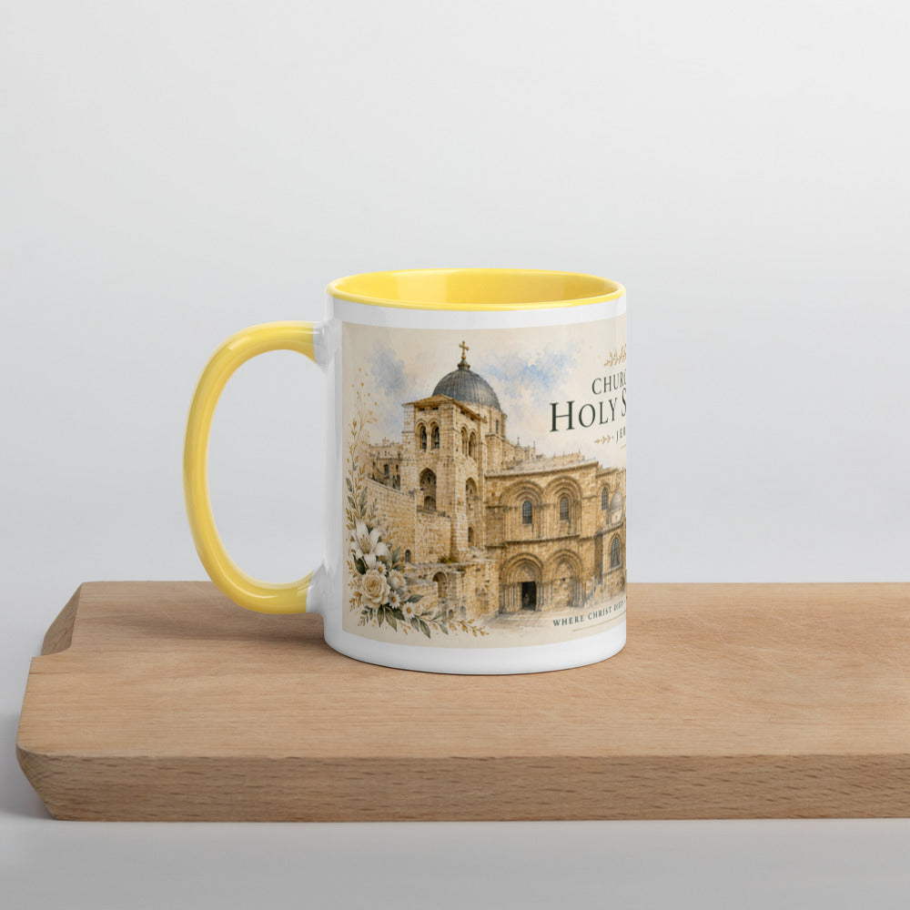 Yellow mug — left view