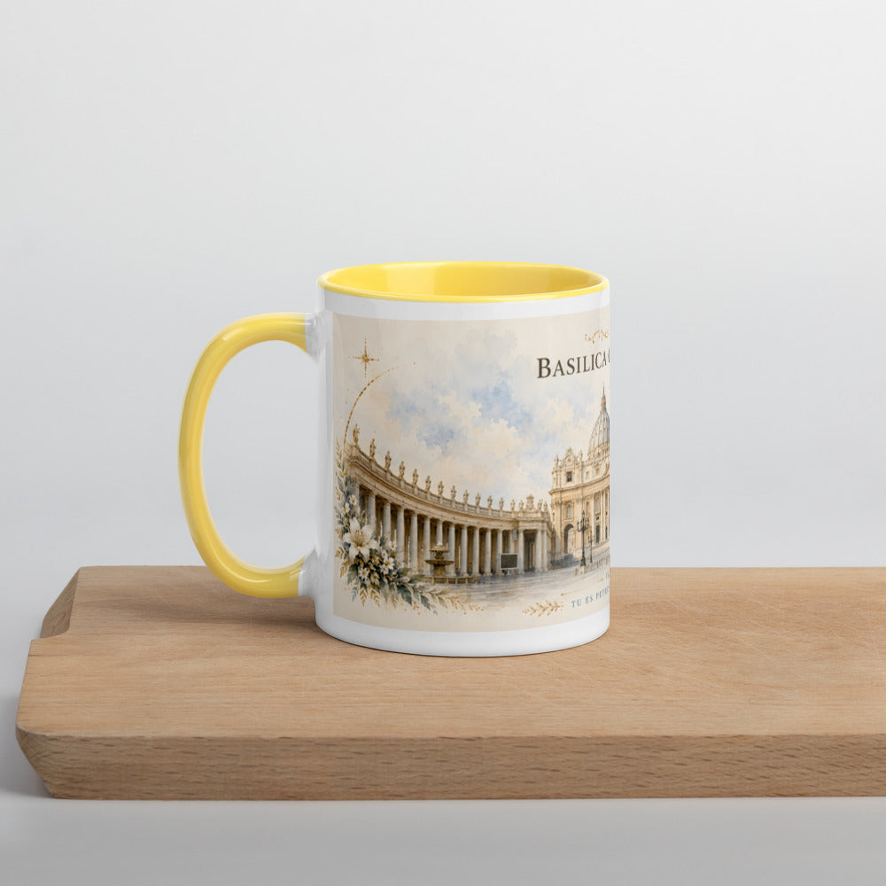 Yellow mug — left view