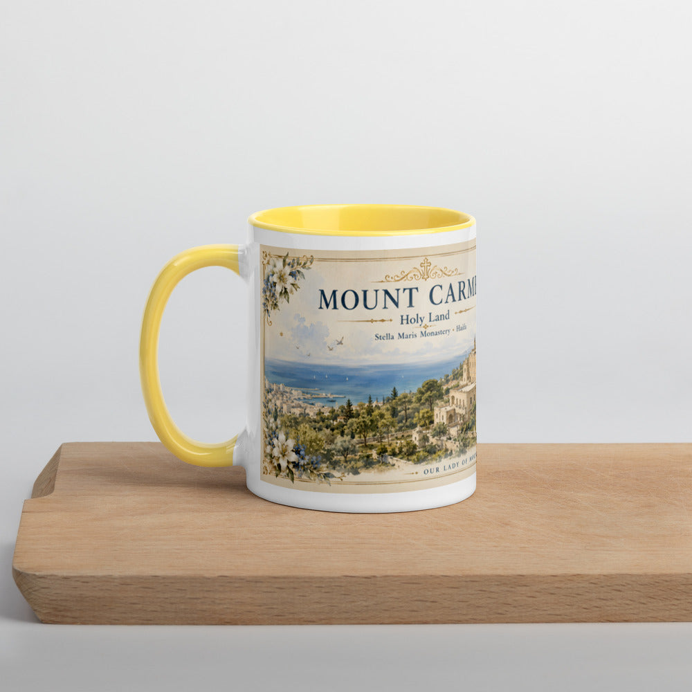 Yellow mug — left view