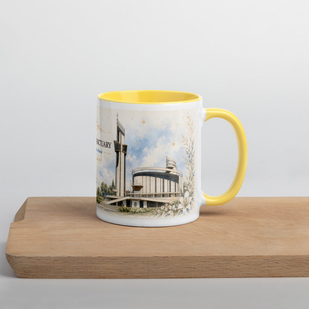 Yellow mug — right view