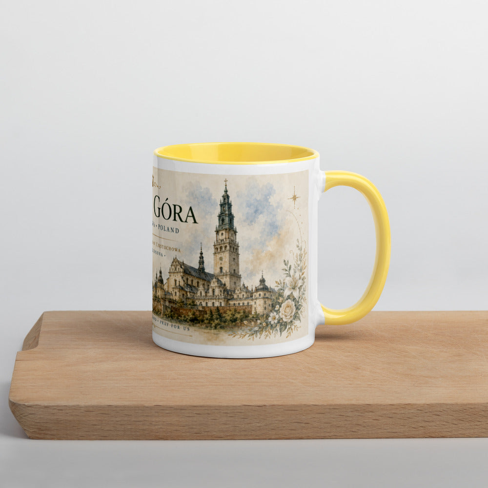 Yellow mug — right view