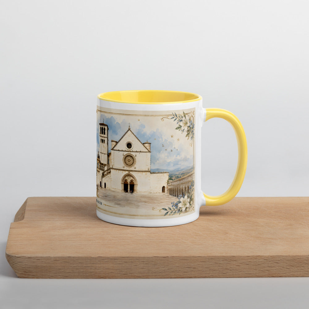 Yellow mug — right view