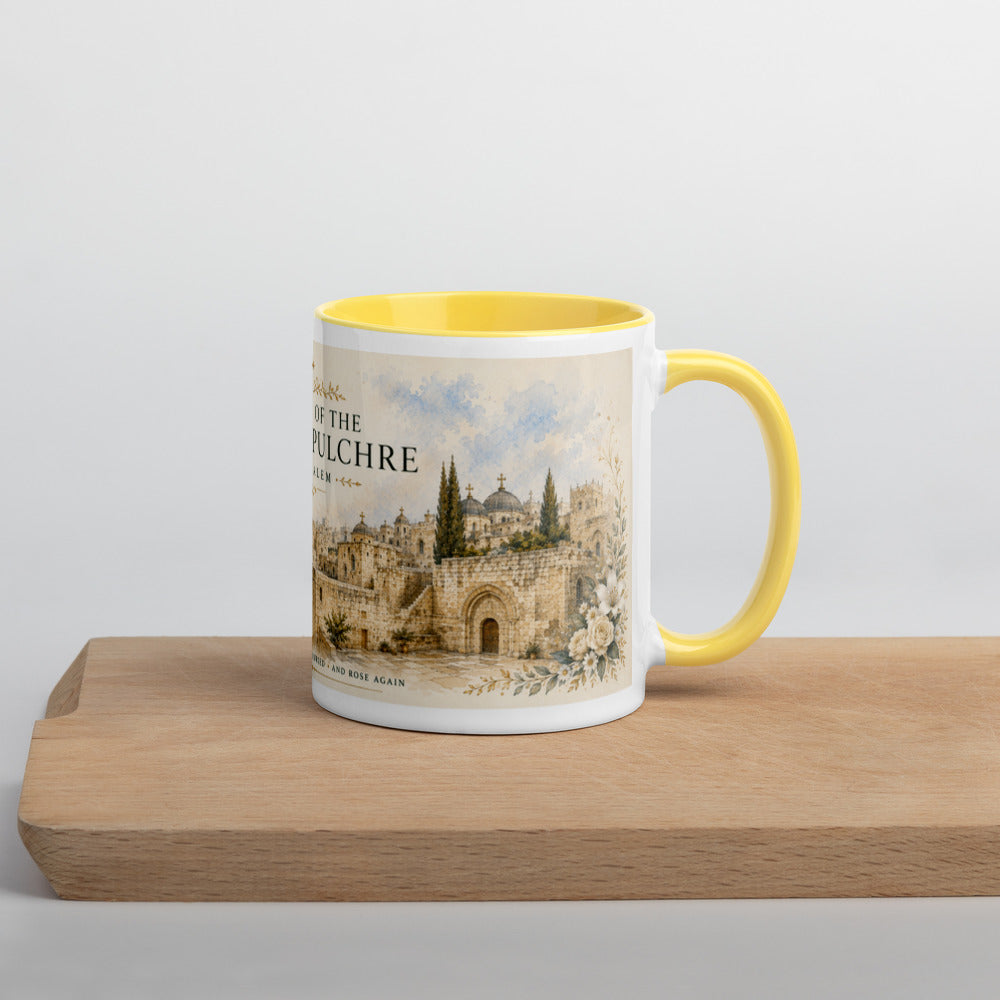 Yellow mug — right view