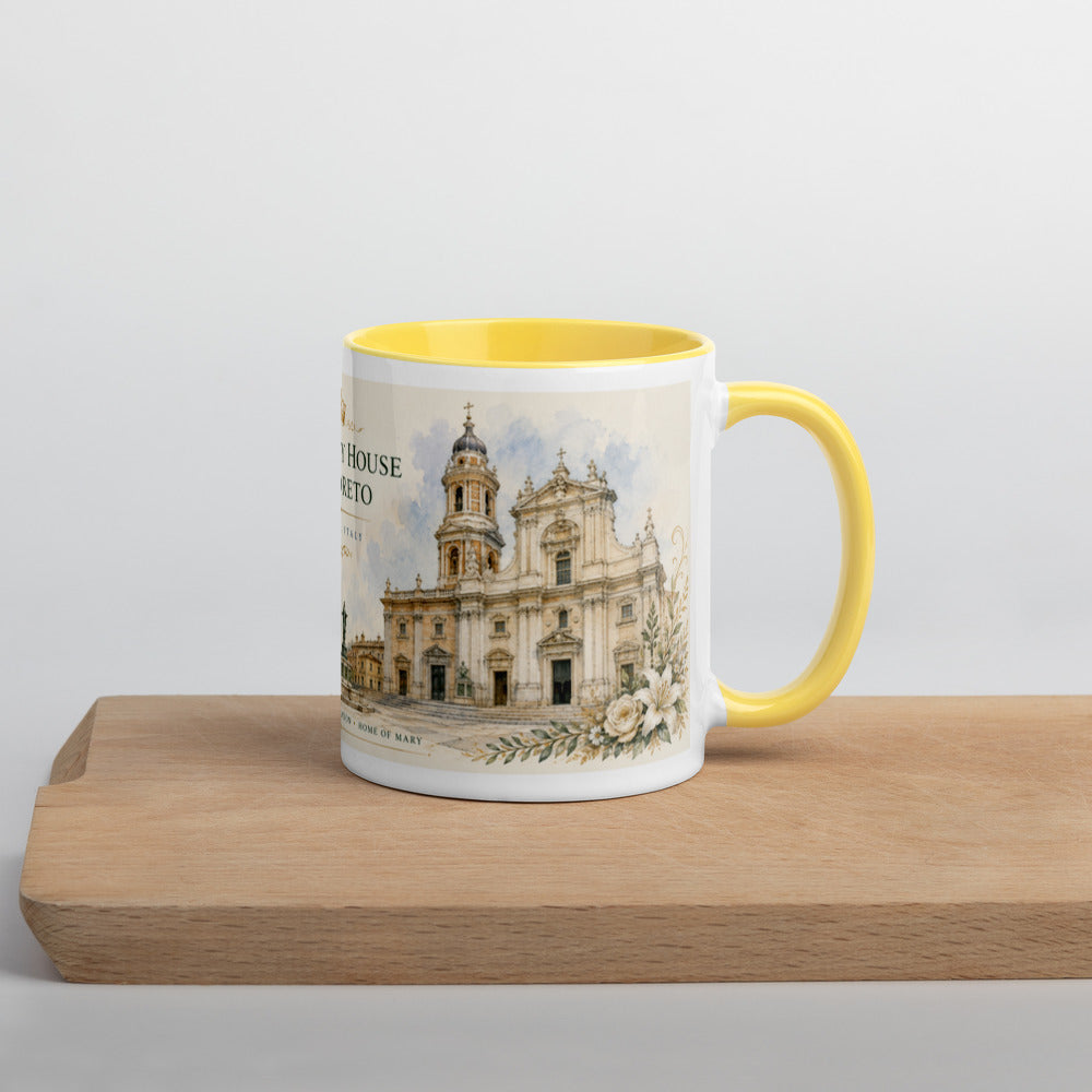 Yellow mug — right view
