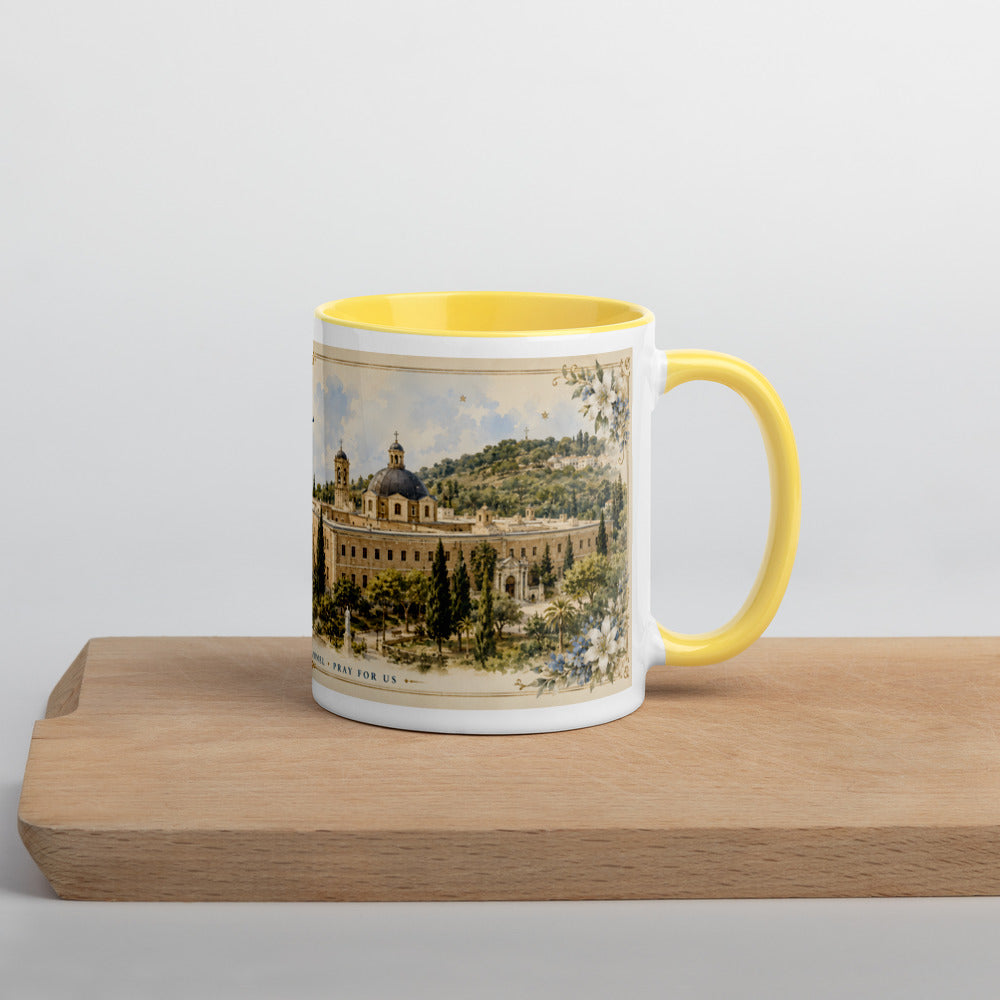 Yellow mug — right view