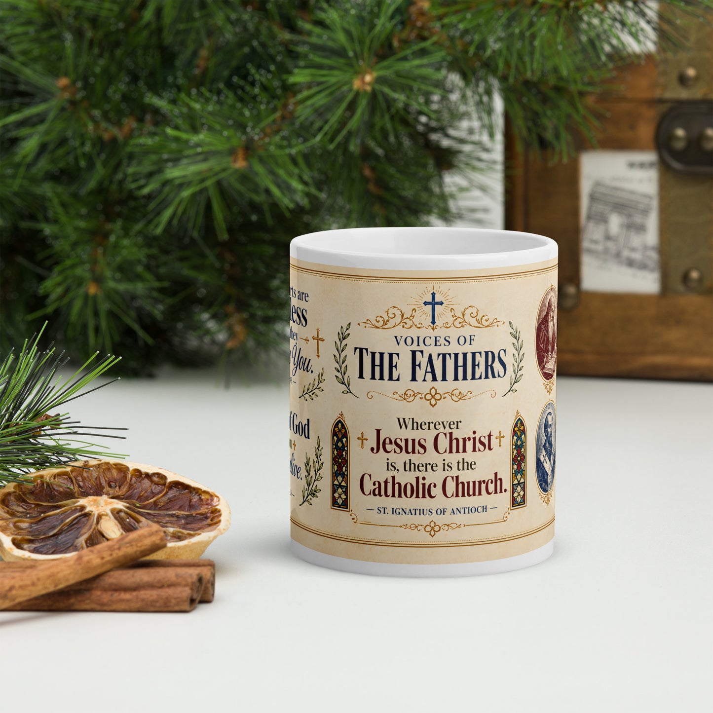Voices of the Fathers Catholic Church Fathers Quote Mug