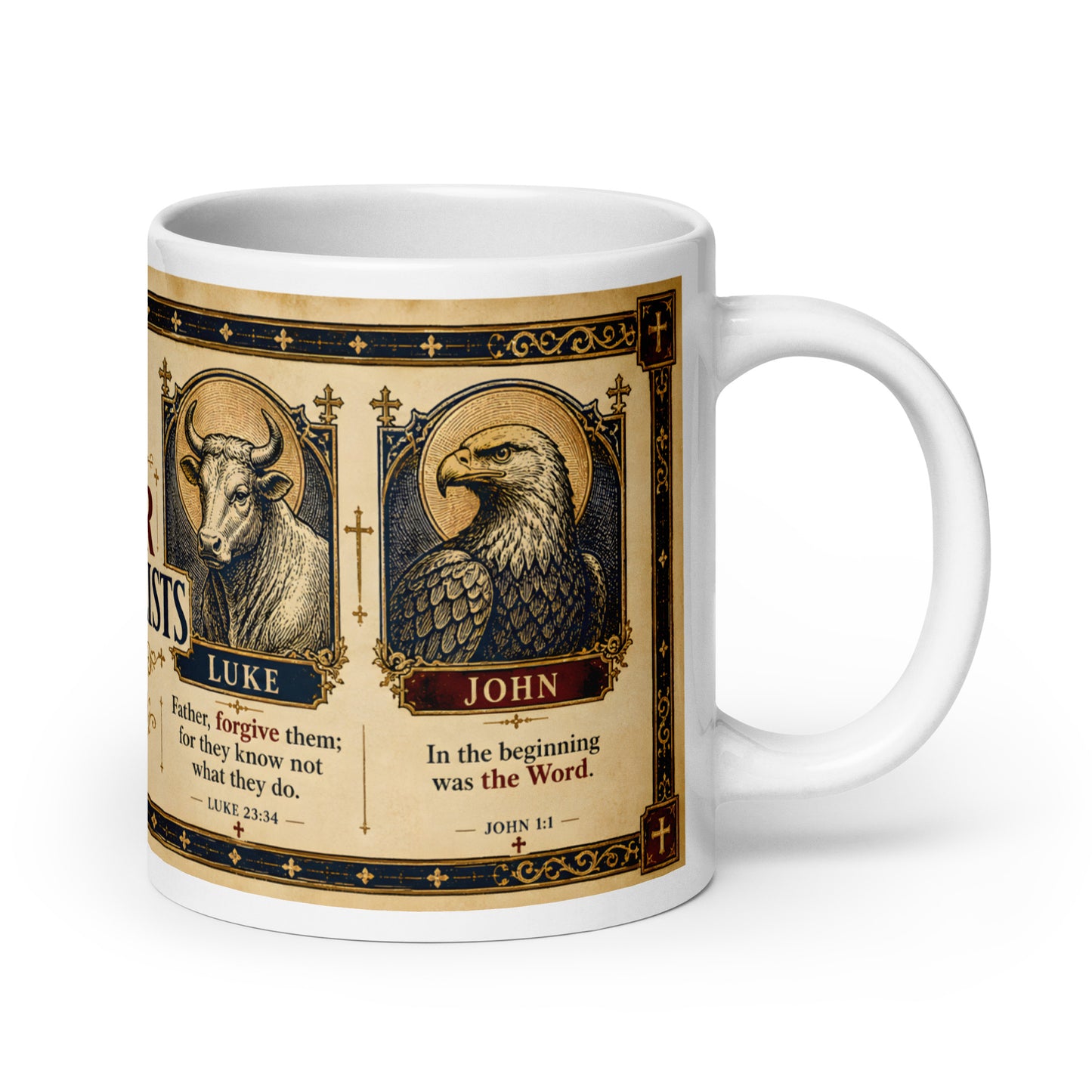 The Four Evangelists Catholic Scripture Mug