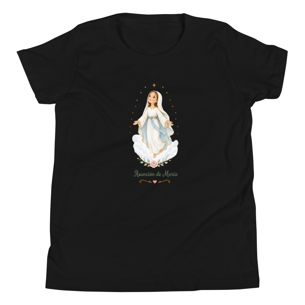 Asunción de María Girls — Printful flat · Black