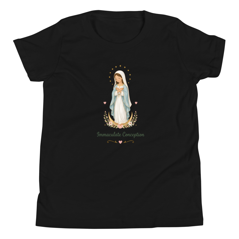 Immaculate Conception Girls — Printful flat · Black