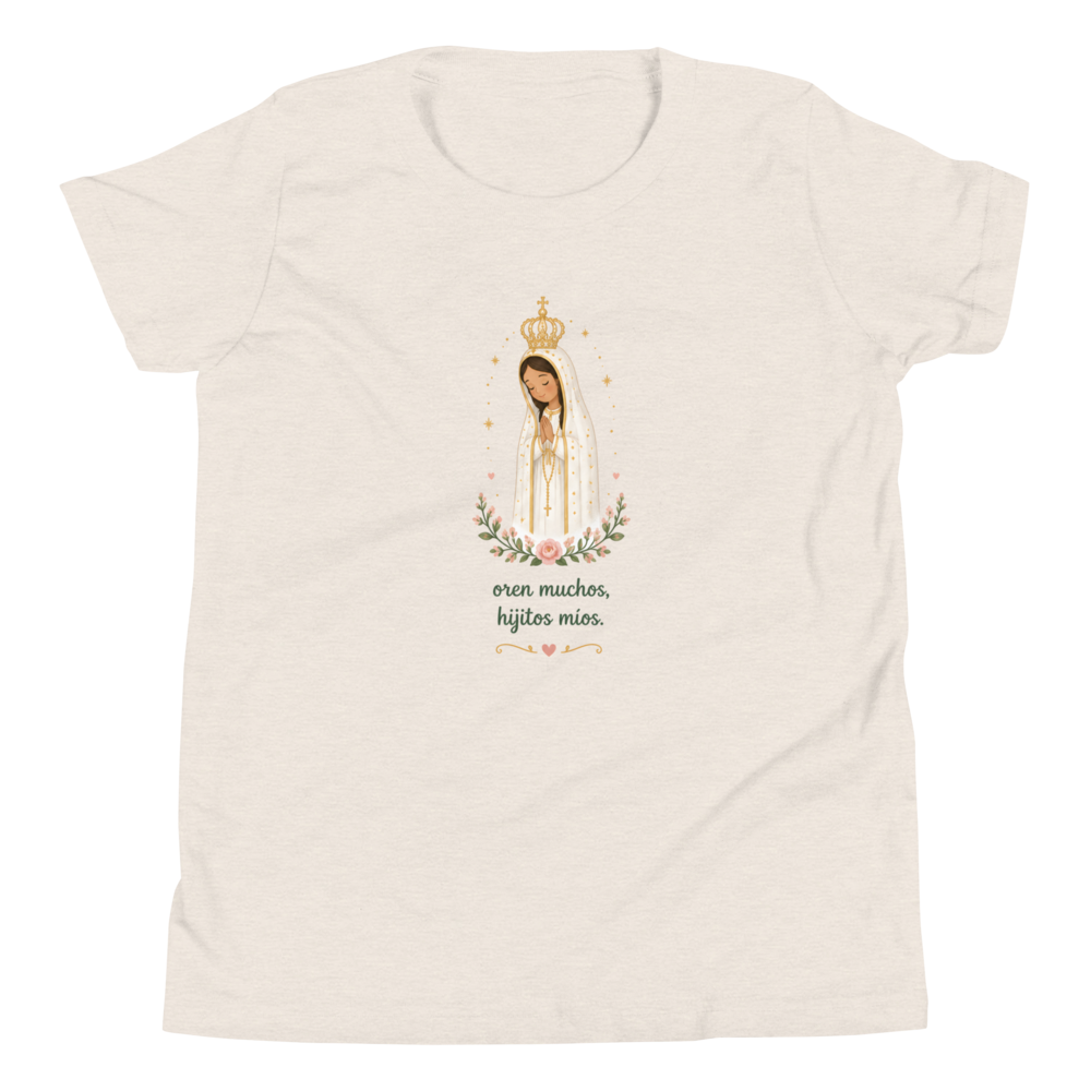 Oren Muchos Fátima Girls — Printful flat · Heather Dust