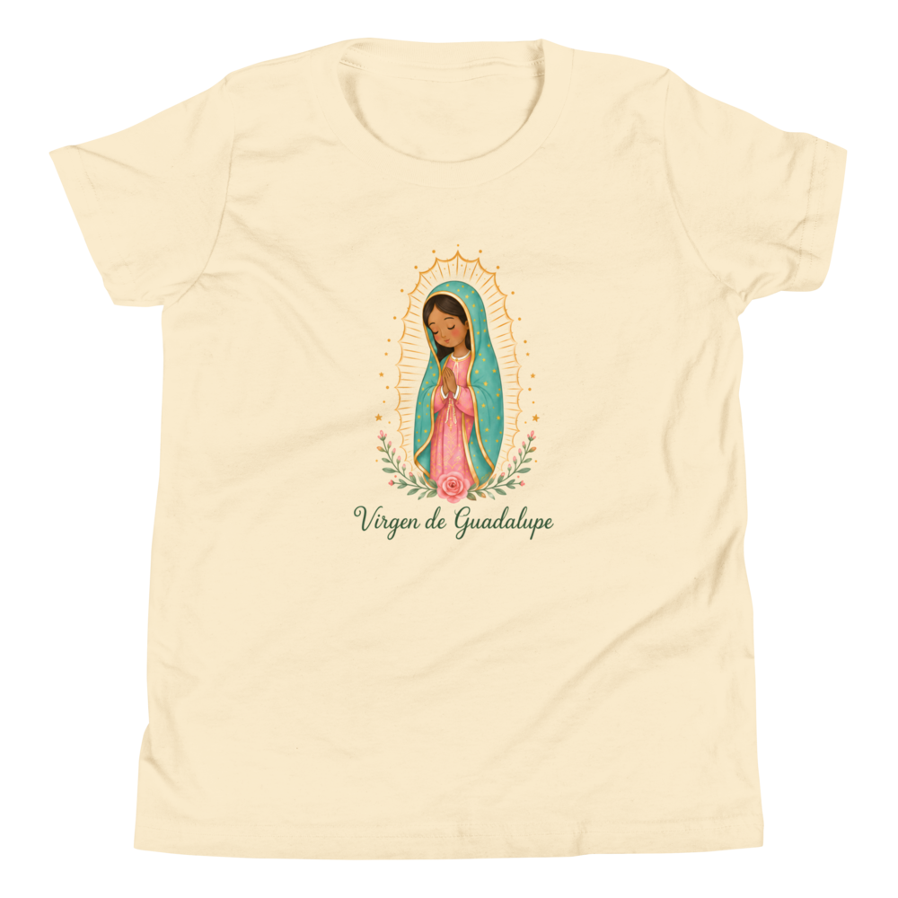 Virgen de Guadalupe Girls — Printful flat · Natural