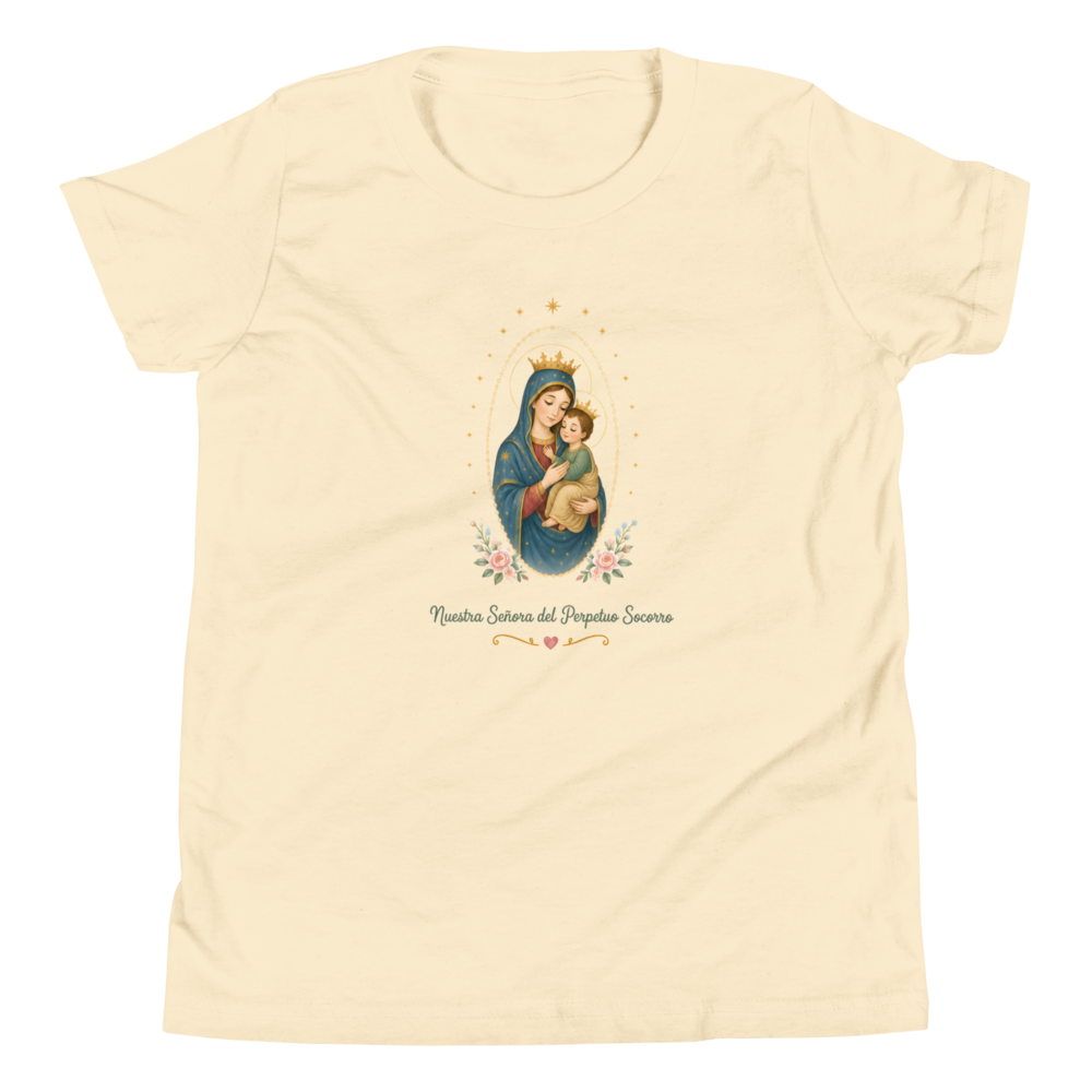 Nuestra Señora del Perpetuo Socorro Girls — Printful flat · Natural