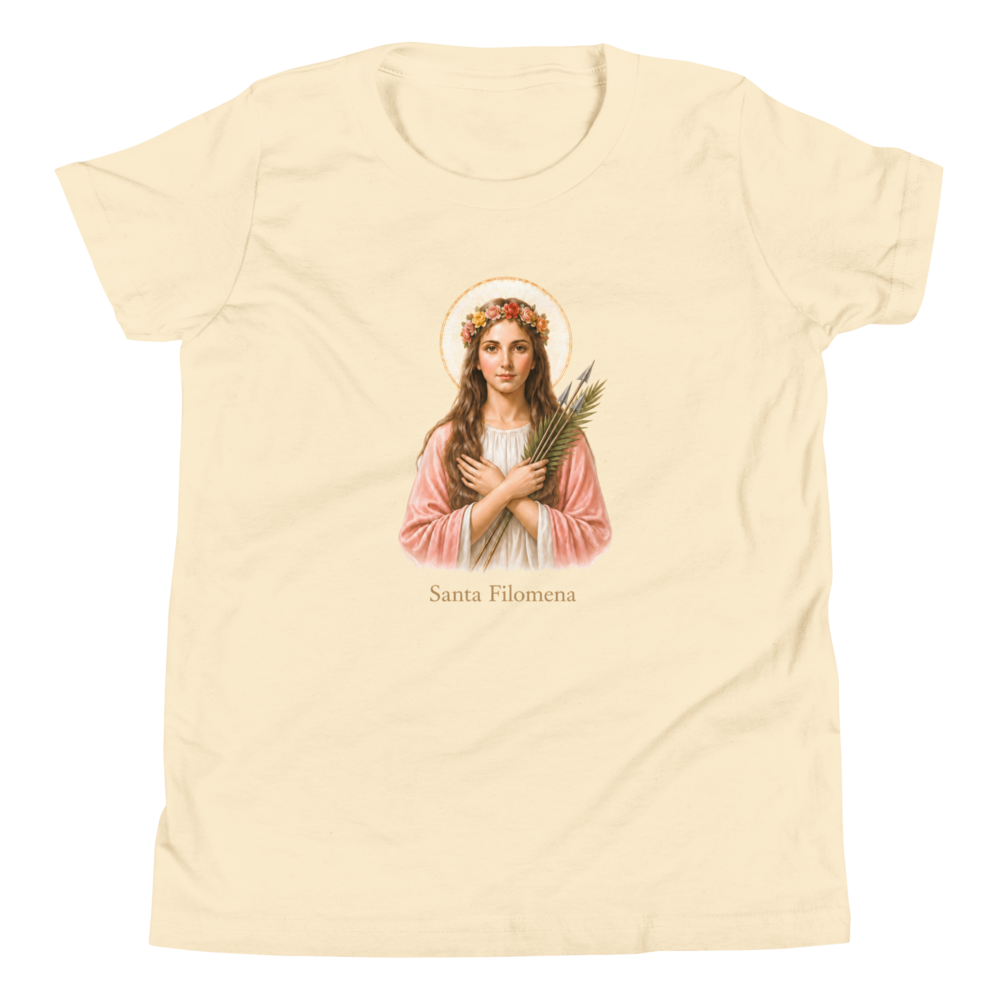 Santa Filomena Girls — Printful flat · Natural