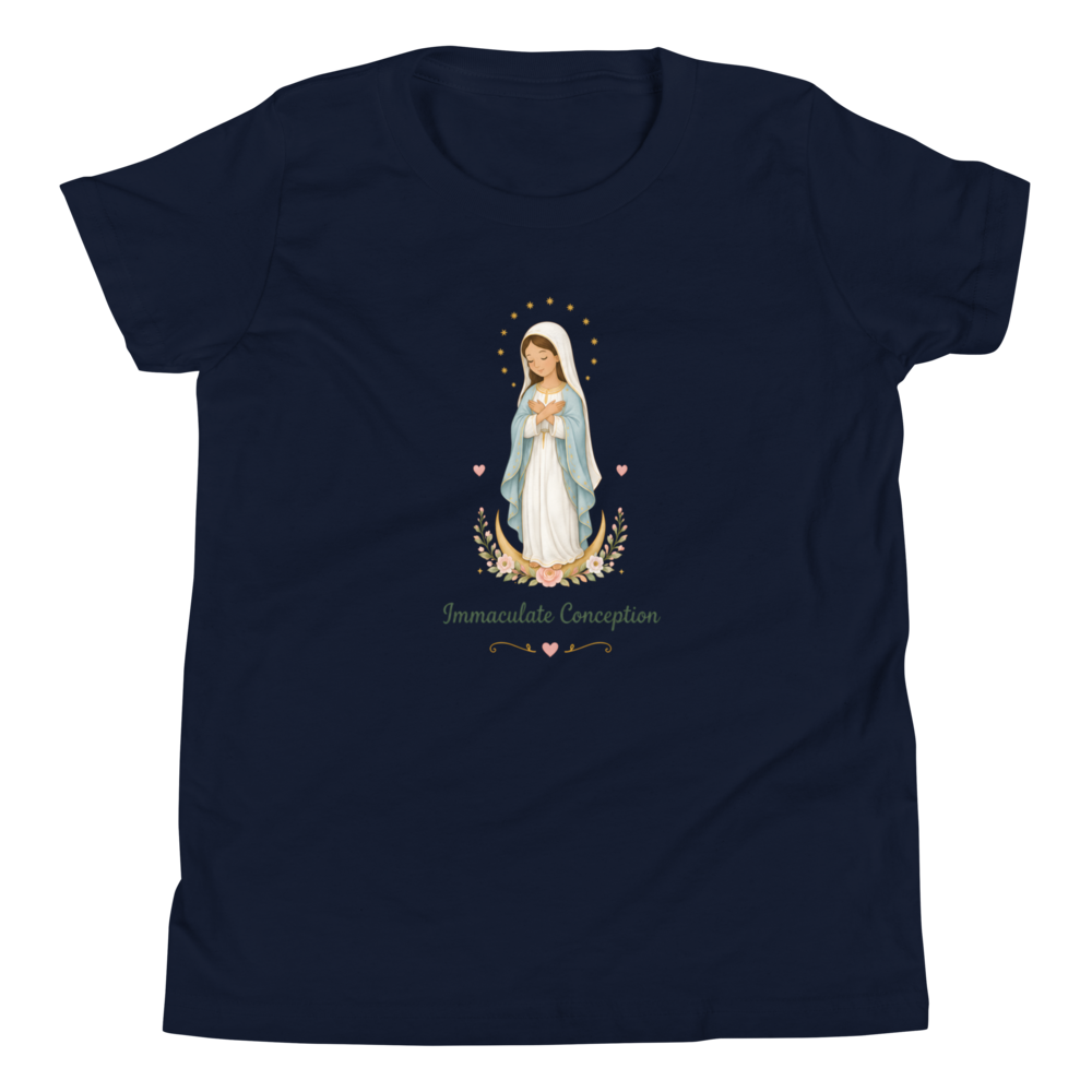 Immaculate Conception Girls — Printful flat · Navy