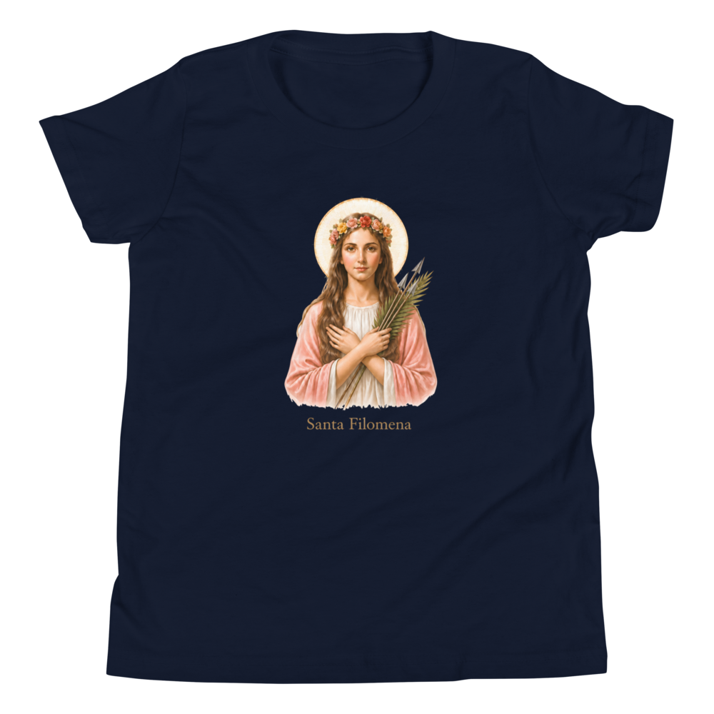 Santa Filomena Girls — Printful flat · Navy