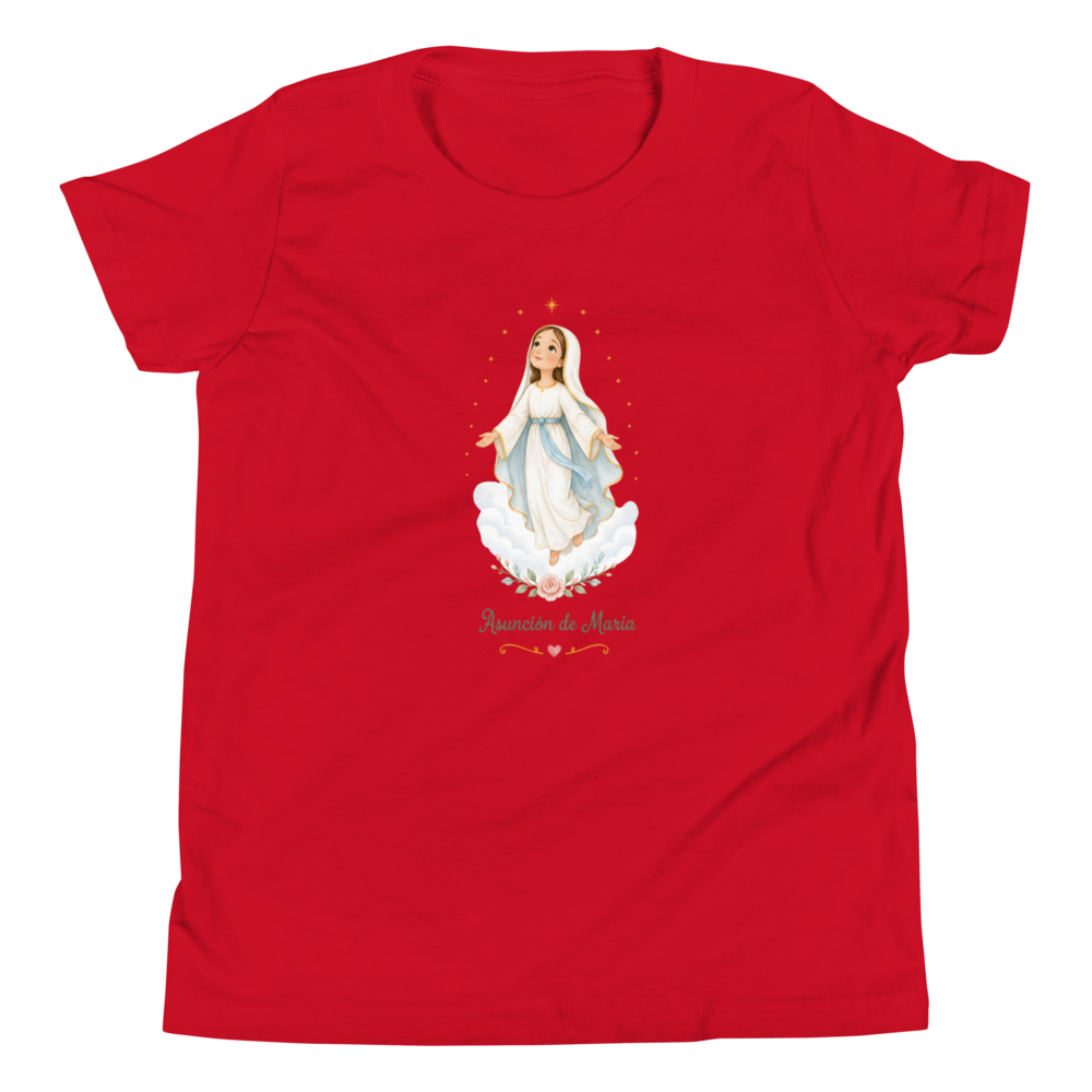 Asunción de María Girls — Printful flat · Red
