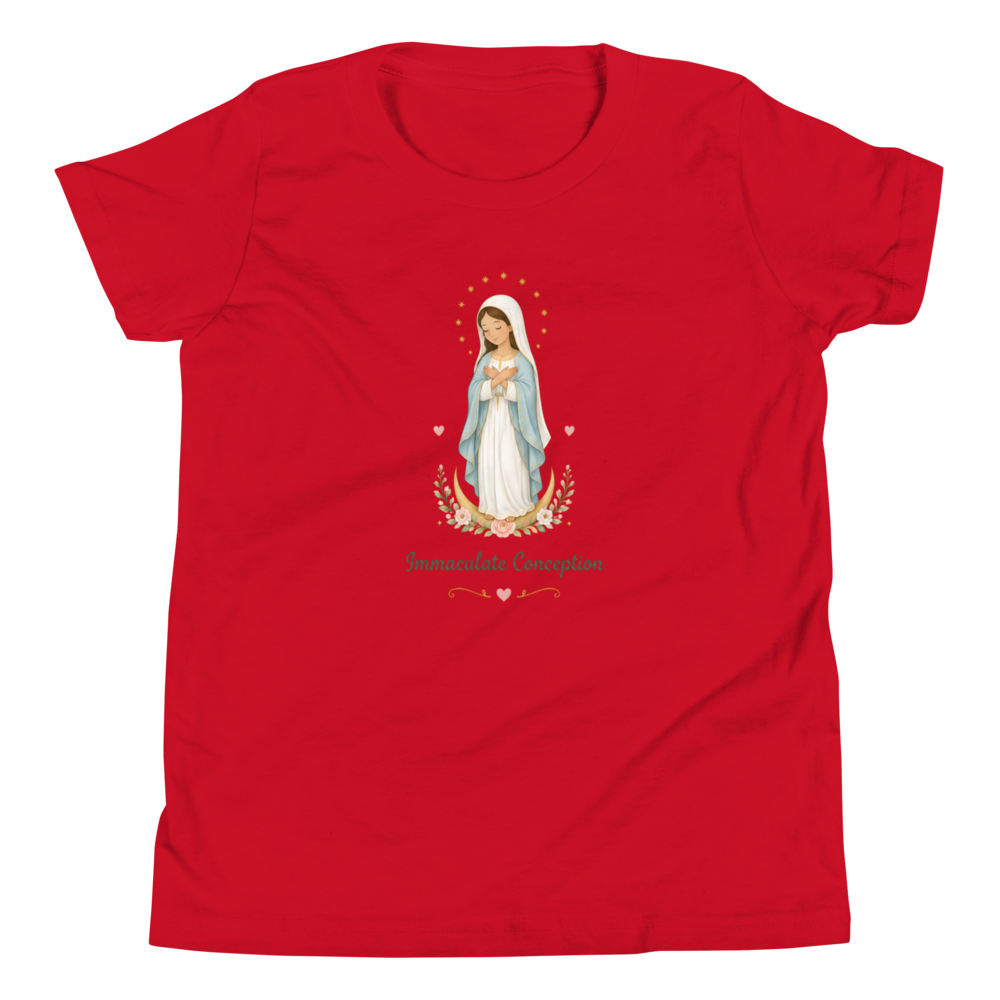 Immaculate Conception Girls — Printful flat · Red